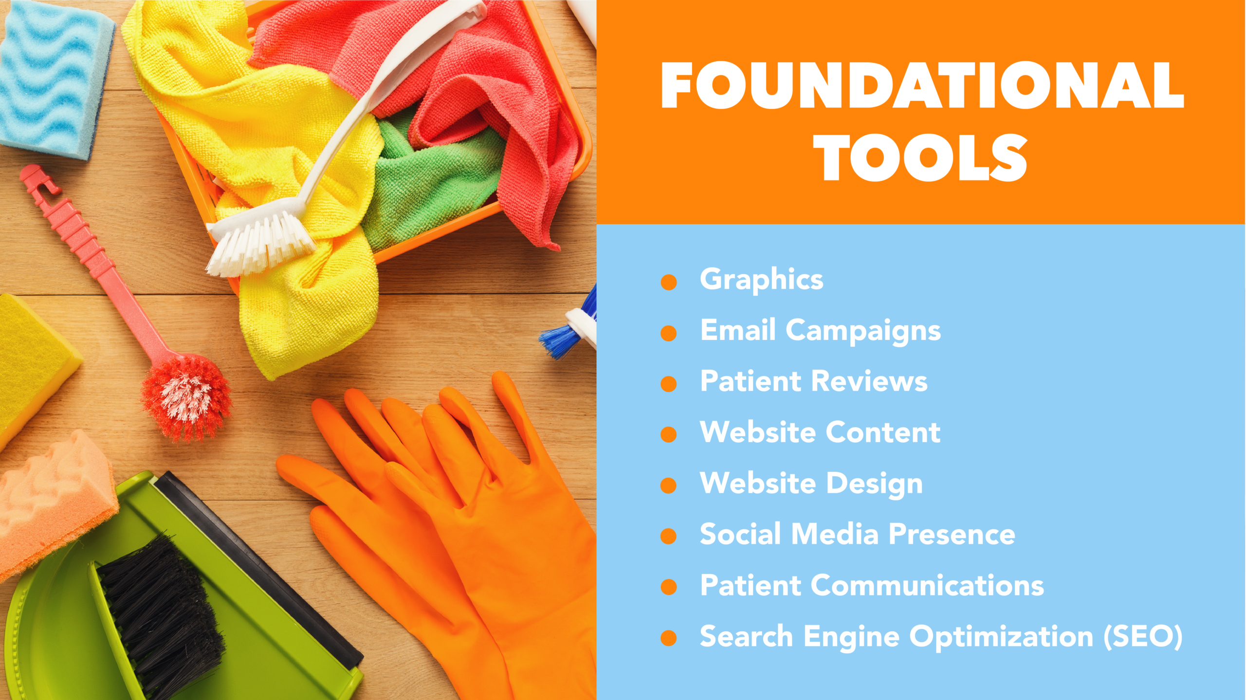 spring cleaning dental marketing tools
